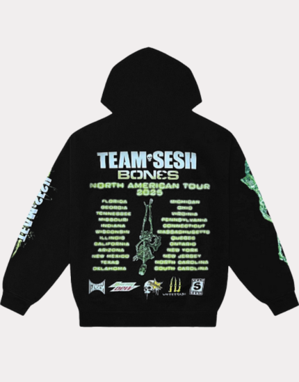 TeamSESH Bones G59 Hoodie – North American Tour