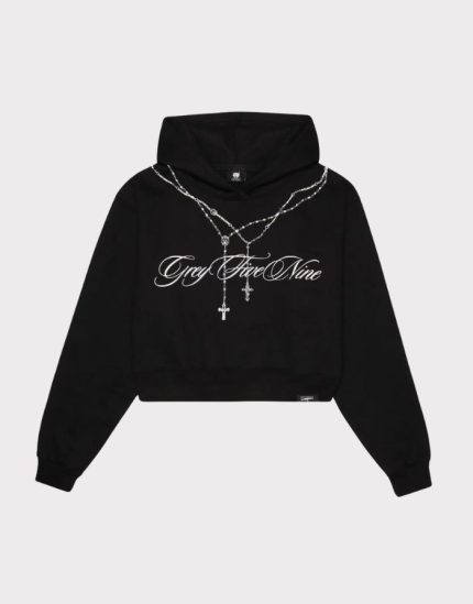 G59 Rosary Hoodie Black